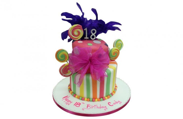 2 Tiered Colourful Tier Topsy Turvy