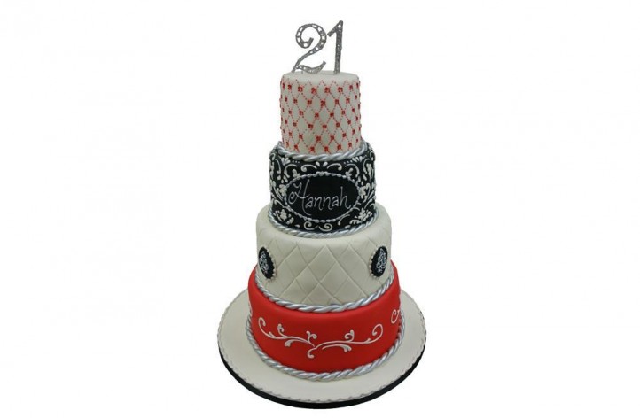 4 Tier Celebration Cake