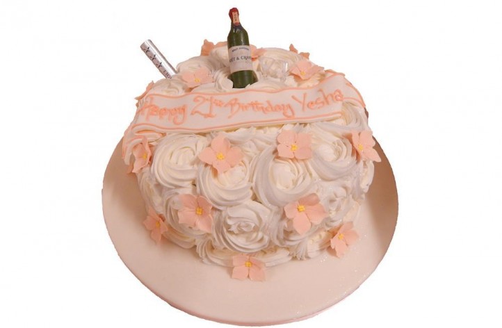 Buttercream Rose Style Cake