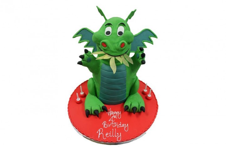 Cartoon Dragon Cake