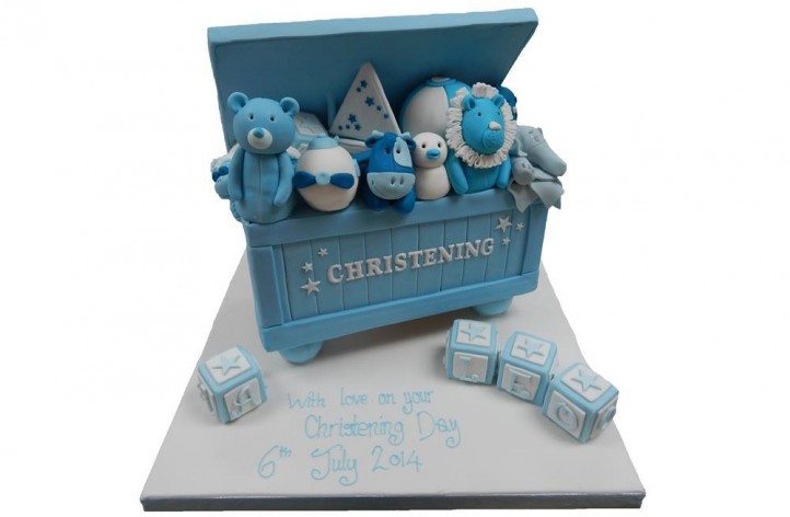 Christening Toy Box Cake