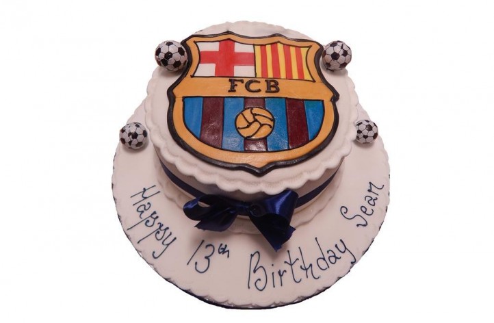 Football Crest Cake