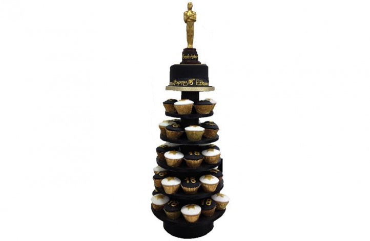 Oscar theme cupcakes