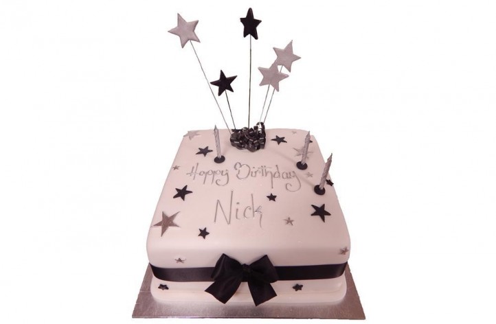 Simple with Stars Cake