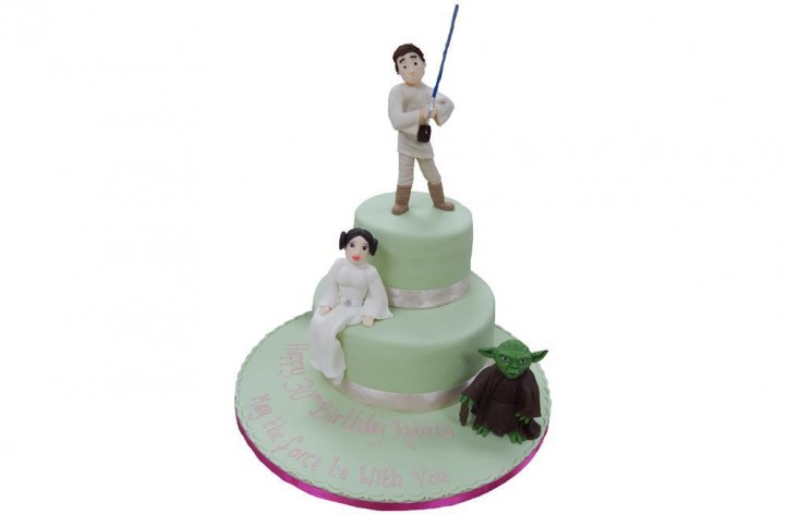 Star Wars Cake with Figures