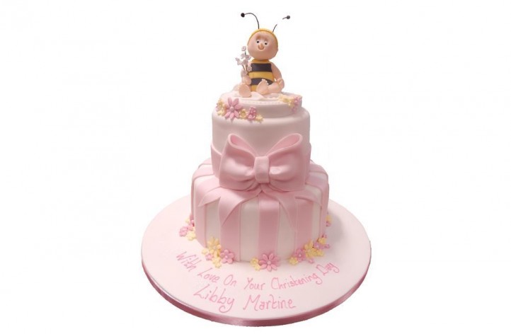 Tiered Baby Bee Cake