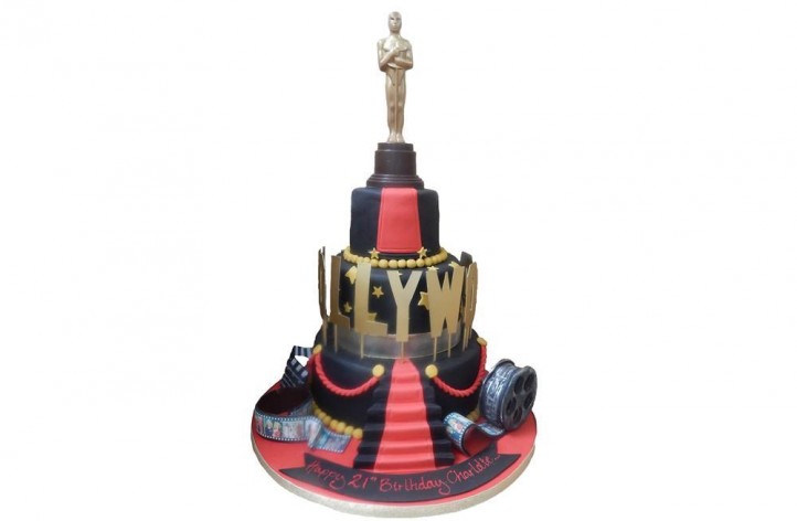 Tiered Hollywood Cake