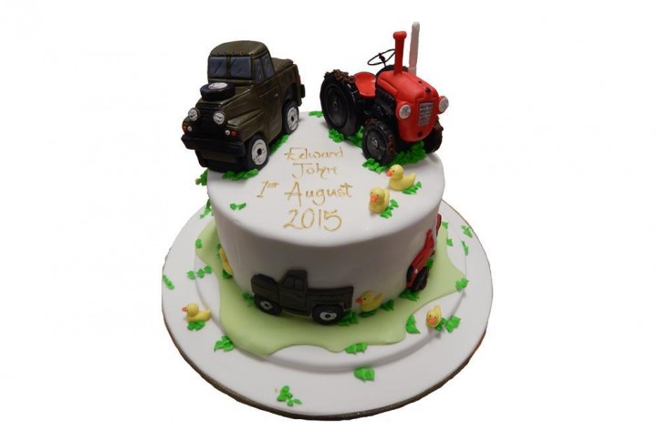 Tractor & Truck Cake